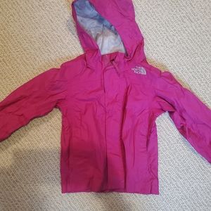 North face raincoat, 3t
